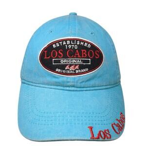 Established 1970 Los Cabos Original Brand Baseball Cap Blue OS Adjustable Mayan